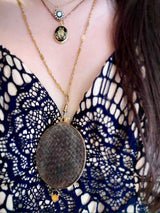 18K French Georgian Marriage Token Gentleman Portrait Miniature Locket with Hairwork & Heart Padlock