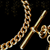 Sold on Layaway | 18K Victorian Watch Chain 17.5"