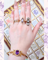 14K Dutch Victorian Trio Diamond Ring