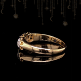 Sold on Layaway | 10K Victorian Diamond & Sapphire Three Stone Ring