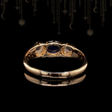 Sold on Layaway | 10K Victorian Diamond & Sapphire Three Stone Ring
