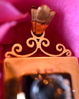 18K French Victorian Onyx Double Face Cameo Locket