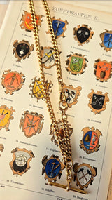 Sold on Layaway | 18K Victorian Watch Chain 17.5"