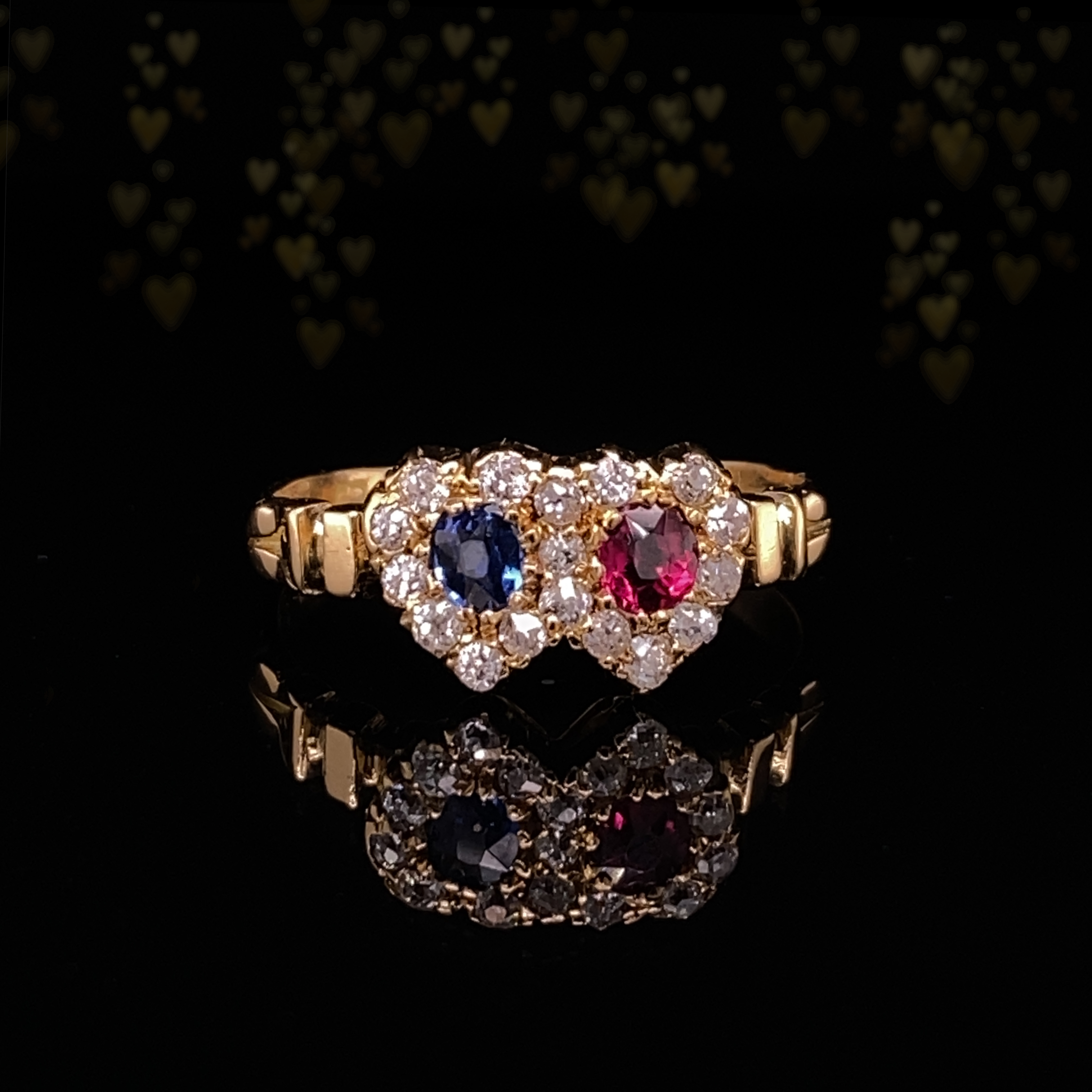 Double heart 2025 ring meaning