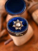 Sold on Layaway | 14K Dutch Victorian Diamond Flower Pendant