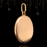 14K Victorian Diamond, Emerald & Enamel Star Locket