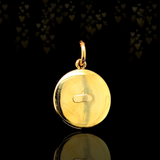 14K Victorian Essex Crystal Red Deer Pendant