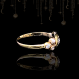 14K German Georgian Diamond Ring