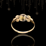 14K German Georgian Diamond Ring