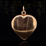 14K Victorian Diamond Starburst Heart Locket