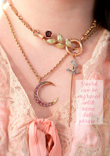 18K & Platinum Victorian Diamond Sword Pendant