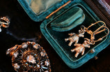 Sold on Layaway | 9K Victorian Teddy Bear Earrings
