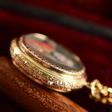 14K European Victorian Double Gentleman Portrait Locket