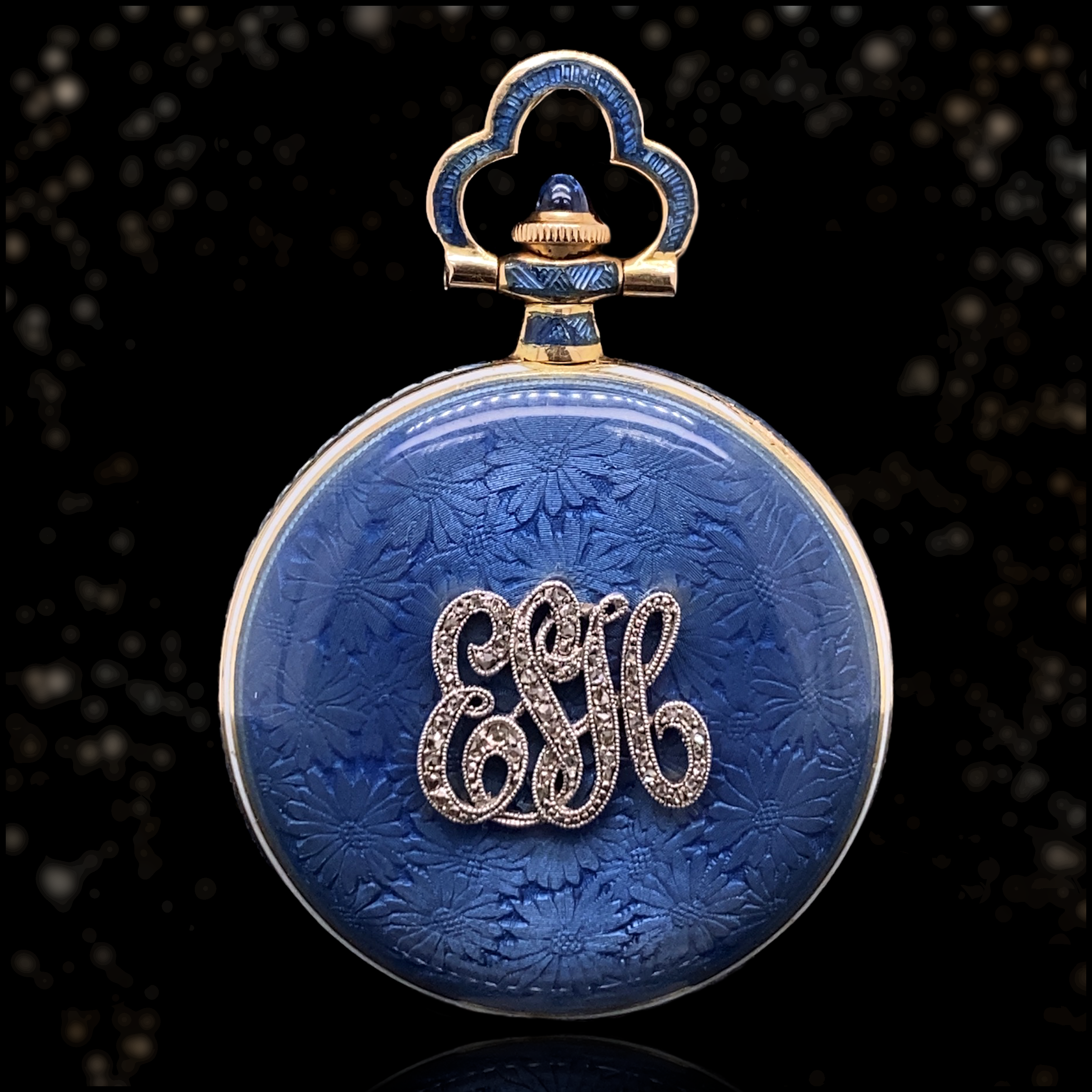 Pocket watch blue hot sale