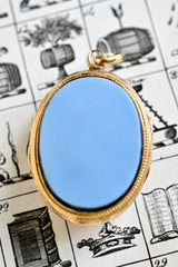 18K Victorian Sardonyx Monogram AS/SA Locket