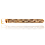 18K French Vintage Mesh Belt Buckle Ring