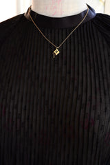 14K Art Deco Lord's Prayer Bible Book Pendant Charm (6 Languages) With Original Box