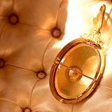 14K German Biedermeier Diamond & Pearl Flower Locket-Brooch