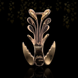 18K & Silver Victorian Diamond & Ruby Bird of Paradise Pendant