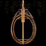 18K & Silver French Victorian Diamond, Onyx & Pearl Lady Cameo Bow Pendant (Masterpiece)