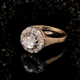 18K & Silver Victorian Diamond Cluster Ring