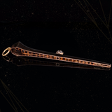 18K & Silver Victorian Diamond Nail Pendant