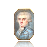 18K Georgian Gentleman Portrait Ring