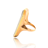 18K Georgian Gentleman Portrait Ring