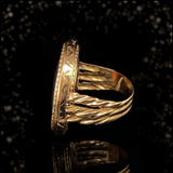 18K Georgian/Victorian Gentleman Portrait Ring