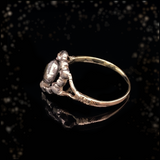 14K & Silver Georgian Diamond Ring