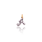 Sold on Layaway | 9K & Silver Victorian Diamond Initial A Pendant