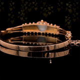 15K Australian Victorian Opal Heart Bangle