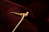 15K Victorian Pheasant Pendant