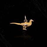 15K Victorian Pheasant Pendant