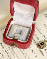 14K Art Deco Lord's Prayer Bible Book Pendant Charm (6 Languages) With Original Box