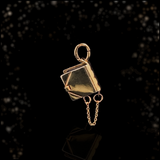 14K Art Deco Lord's Prayer Bible Book Pendant Charm (6 Languages) With Original Box