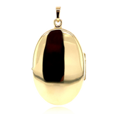 14K German Art Deco Diamond & Sapphire Quatrefoil Locket