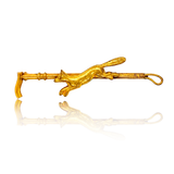 Victorian Rolled Gold Fox Brooch