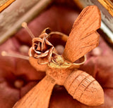 14K Edwardian/Art Deco Austrian Rose Bud Bloom Ring