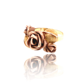 14K German Victorian Rose Buds Bloom Ring