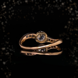 18K French Victorian Diamond Twist Ring