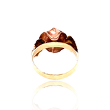 14K Edwardian/Art Deco Austrian Rose Bud Bloom Ring