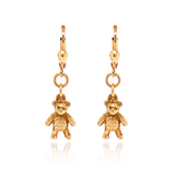 Sold on Layaway | 9K Victorian Teddy Bear Earrings