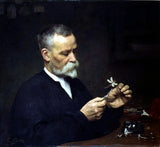 18K & Silver French Victorian Alphonse Auger Diamond Pocket Watch with Bow Brooch