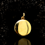 14K Victorian Essex Crystal Moose Pendant