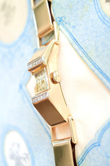 14K Vintage Retro Tiffany & Co. Diamond Wrist Watch