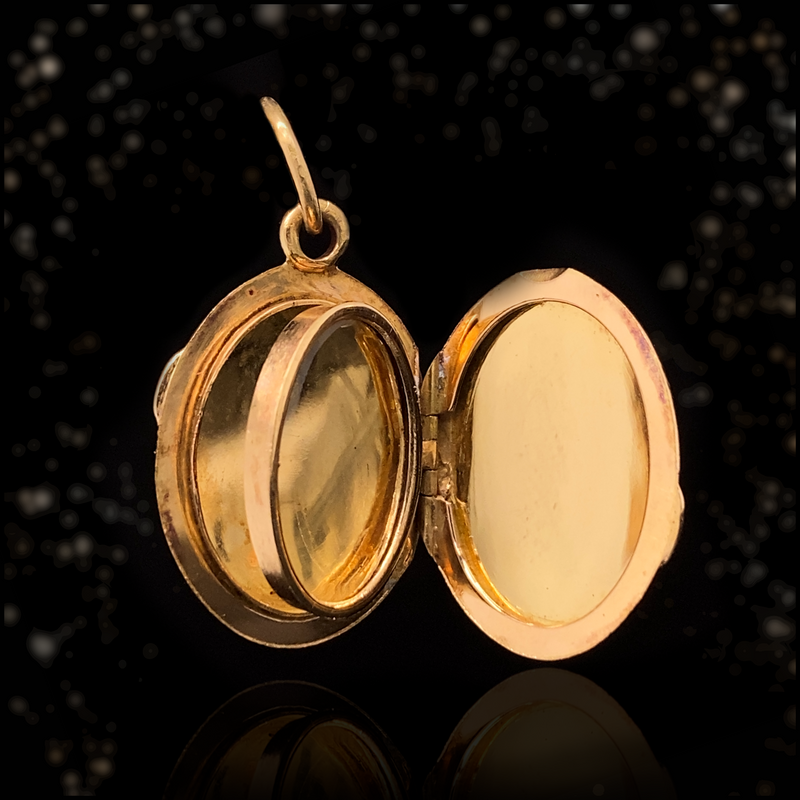 Guilloche 2025 enamel locket