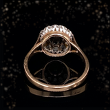 18K & Silver Victorian Diamond Cluster Ring