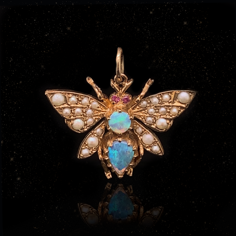 Opal 2025 butterfly pendant