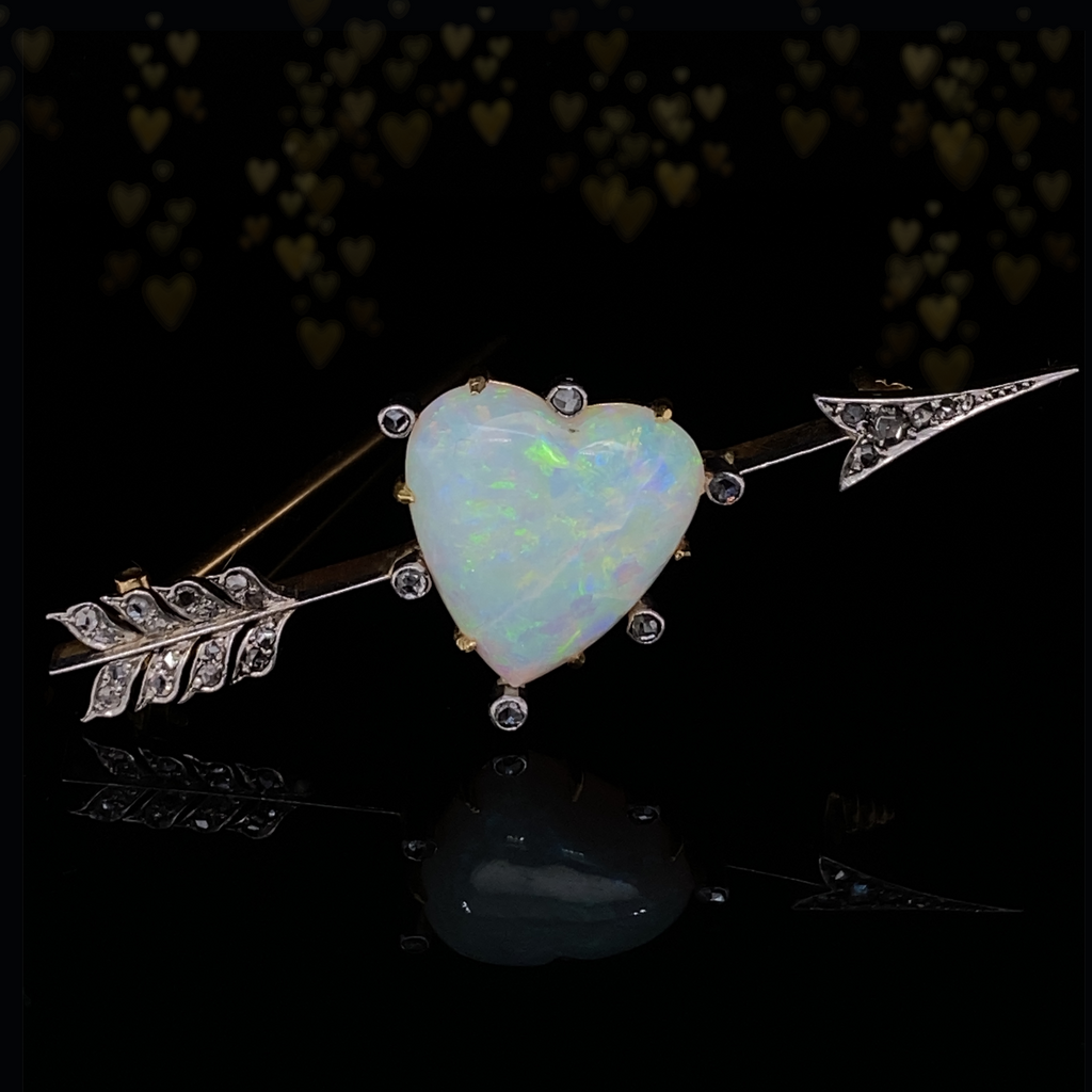 Opal brooch hot sale